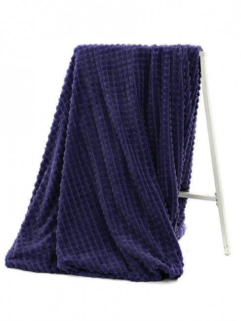 Плед бамбук двухсторонний Квадро 200х220 см (Синий) Плед бамбук двухсторонний Квадро 200х220 см (Синий)
