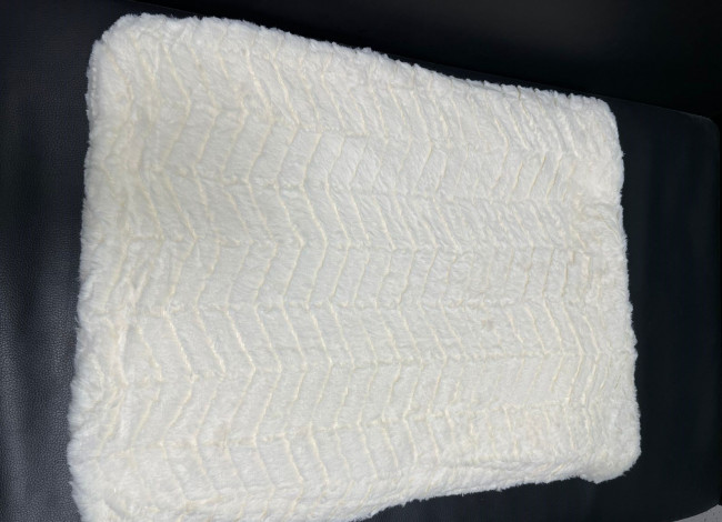 Плед Меховой КРОЛИК УЗОР 1.5 спальный в ассортименте PLKRU