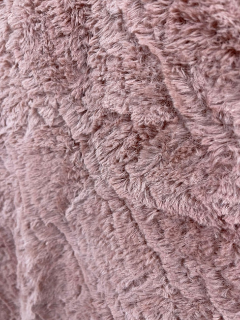 Плед Меховой КРОЛИК УЗОР 1.5 спальный в ассортименте PLKRU