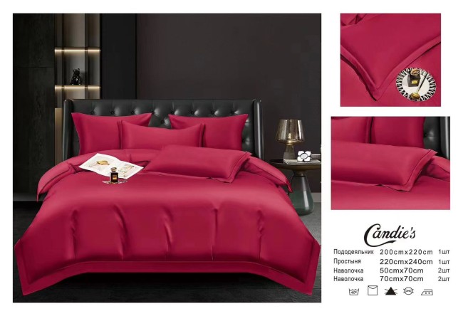 КПБ Candie's Однотонный Embroidery CANOE17 КПБ Candie's Однотонный Embroidery CANOE17