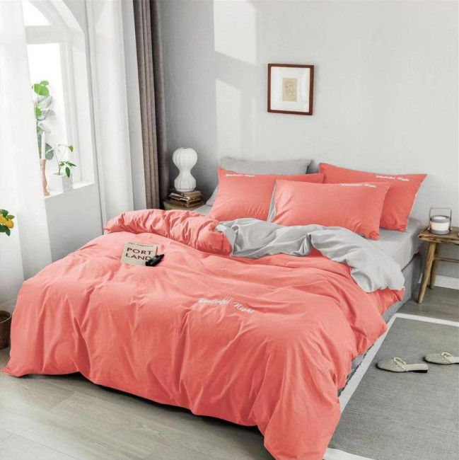 КПБ Alanna Vega однотонный с вышивкой AVOV017 КПБ Alanna Vega однотонный с вышивкой AVOV017