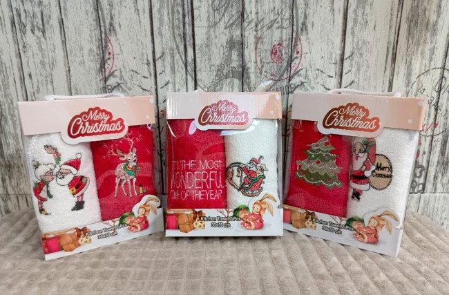 Салфетки кухонные Merry Christmas 30х50 см 2 шт.