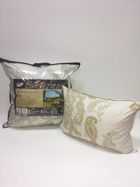 Подушка ВиФтекс Овечья шерсть POVIFO Подушка ВиФтекс Овечья шерсть POVIFO