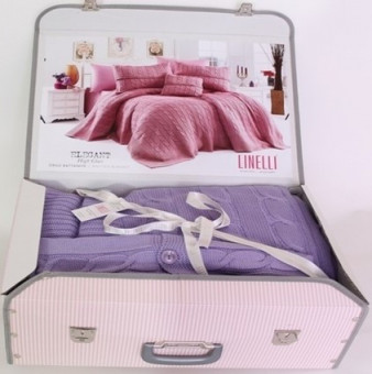 КПБ + Вязаный Плед без пододеяльника LINELLI ELEGANT КПБ + Вязаный Плед без пододеяльника LINELLI ELEGANT