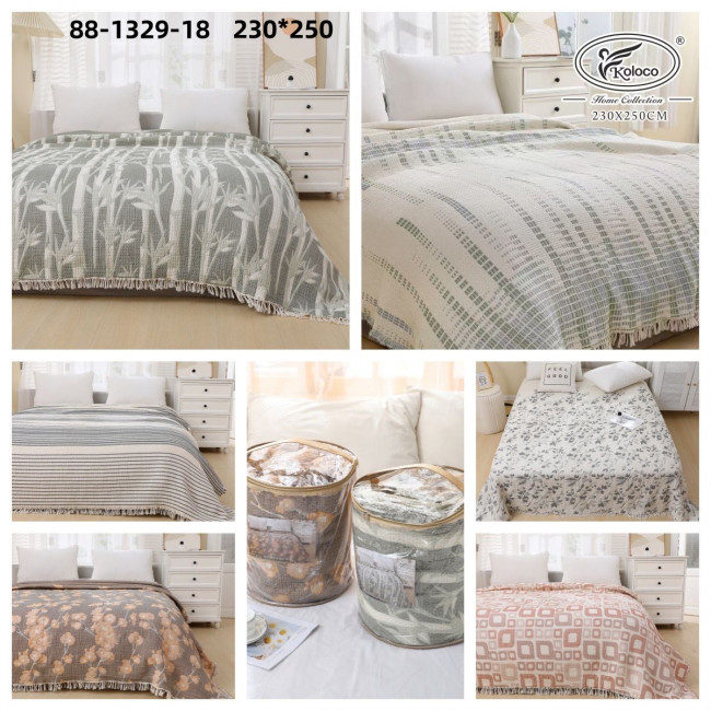 Покрывало Муслиновое Koloco 88-1329 Покрывало Муслиновое Koloco 88-1329