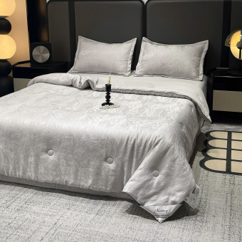 Покрывало Mency Сатин Люкс с простыней и наволочками POMENSL