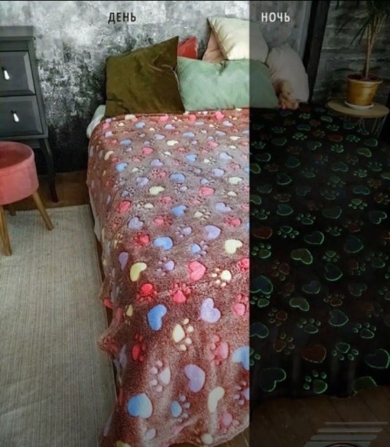 Плед плюшевый Светящийся PLSV