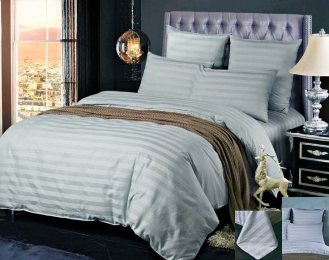 КПБ Alanna Страйп-сатин в коробке ALASSB006