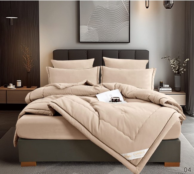 Одеяло Candie's Бархатный Сатин с простынёй и наволочками на резинке ODCANBN01