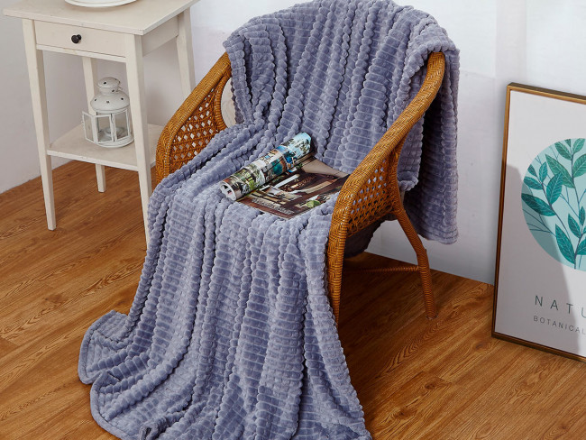 Плед бамбук двухсторонний Квадро 200х220 см (Светло-Серый) Плед бамбук двухсторонний Квадро 200х220 см (Светло-Серый)