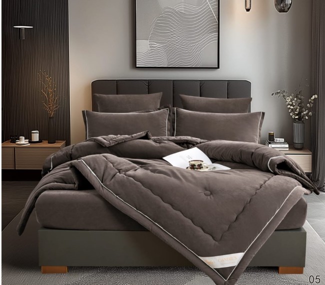 Одеяло Candie's Бархатный Сатин с простынёй и наволочками на резинке ODCANBN03