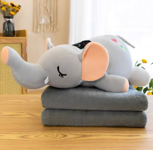 Плед с игрушкой Слоник PLIGSL