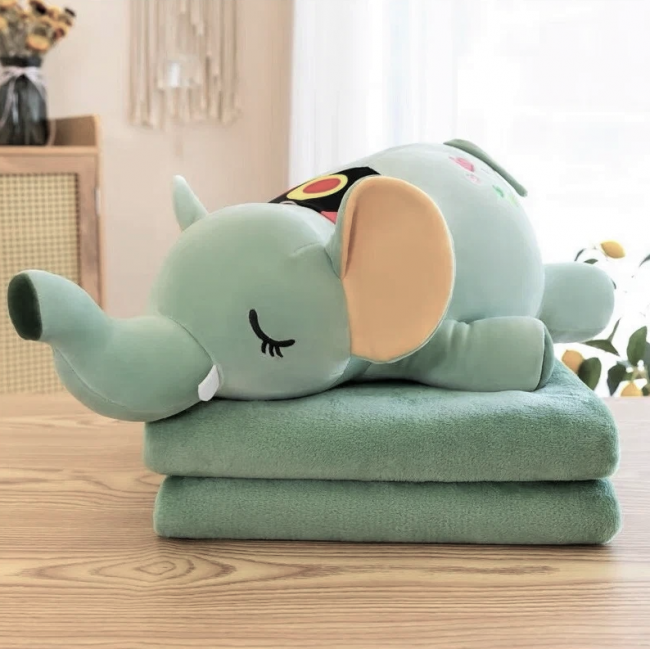 Плед с игрушкой Слоник PLIGSL