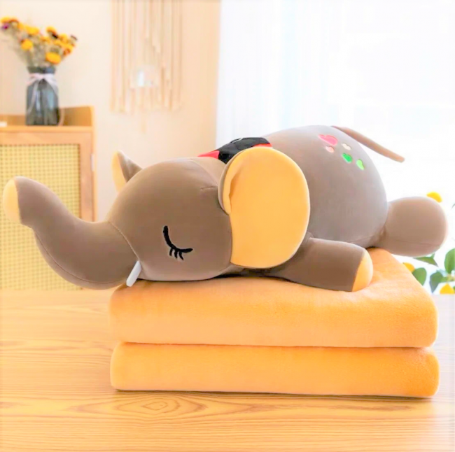 Плед с игрушкой Слоник PLIGSL