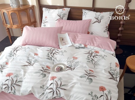 КПБ Boris Двусторонний Страйп-сатин BORDSS033