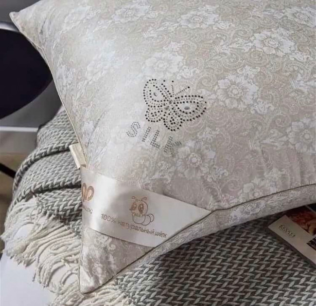 Подушка КОМФОРТ ШЕЛК POKSH