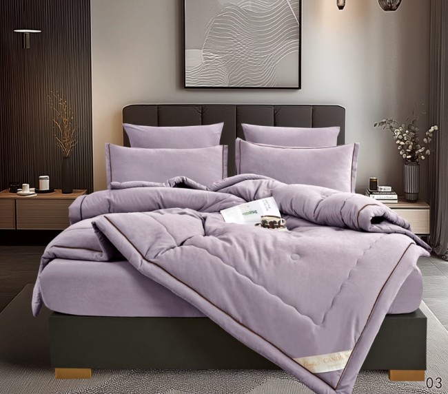 Одеяло Candie's Бархатный Сатин с простынёй и наволочками на резинке ODCANBN06