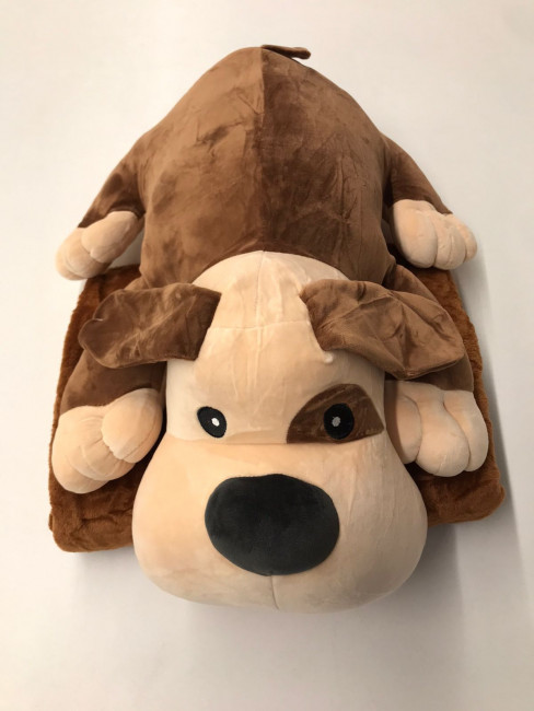 Плед с игрушкой Собака PLIGS