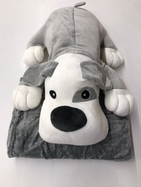 Плед с игрушкой Собака PLIGS