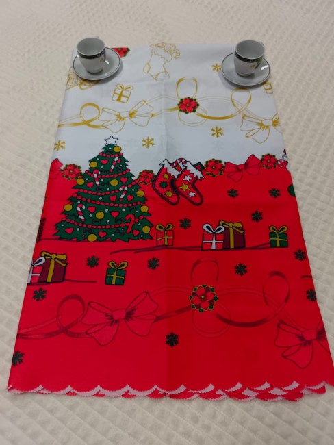 Скатерть Новогодняя 150х220 см TCC001