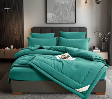 Одеяло Candie's Бархатный Сатин с простынёй и наволочками на резинке ODCANBN08