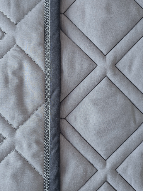 Покрывало Denvol Ромб POKDEN004 (Серое)