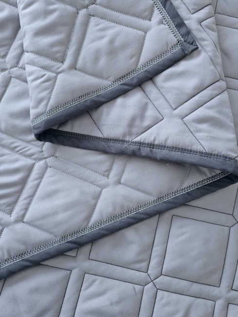 Покрывало Denvol Ромб POKDEN004 (Серое)