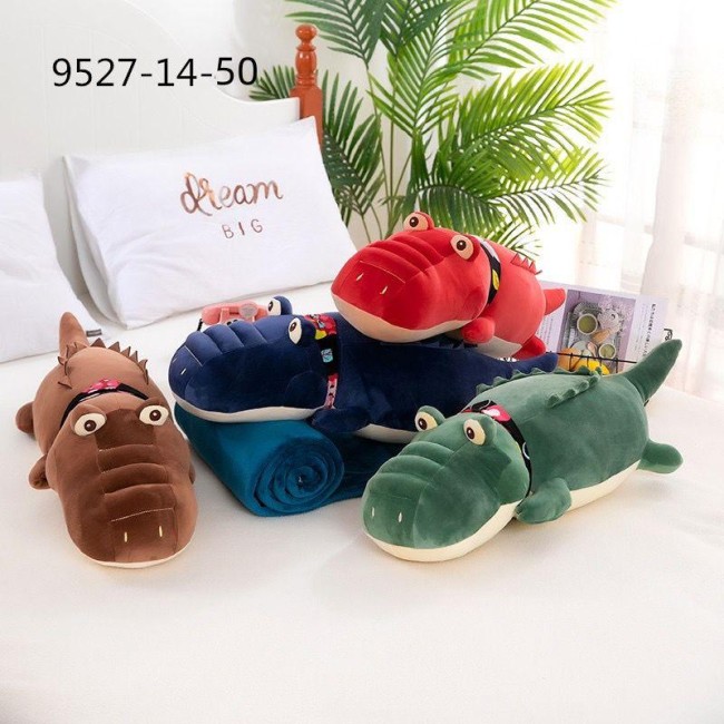 Плед с игрушкой Крокодил 9527-14 Плед с игрушкой Крокодил 9527-14