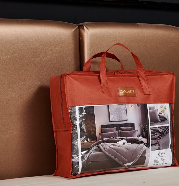 Одеяло Candie's Бархатный Сатин с простынёй и наволочками на резинке ODCANBN010