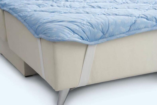 Наматрасник Голубой