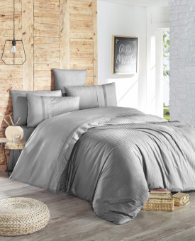 КПБ FIRST CHOICE Ranforce Deluxe Gala Grey RDLX-76