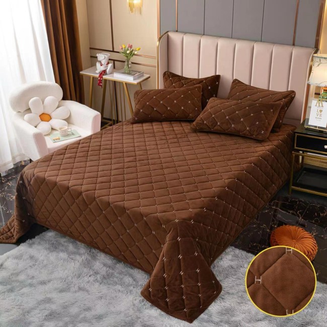 Покрывало Велюровое Н POVH013 Шоколадный Покрывало Велюровое Н POVH013 Шоколадный