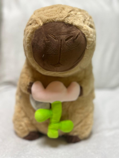 Плед с игрушкой Капибара 8516-23 Плед с игрушкой Капибара 8516-23