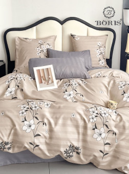 Одеяло Boris с простыней и наволочками Двухсторонний Страйп-сатин ODBORDSS019