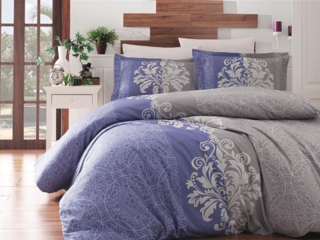 Постельное бельё First Choice Hypnoz indigo Satin