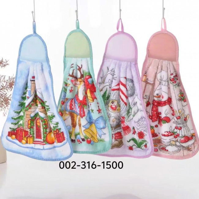 Салфетки Новогодние 30х40 12шт 002-313