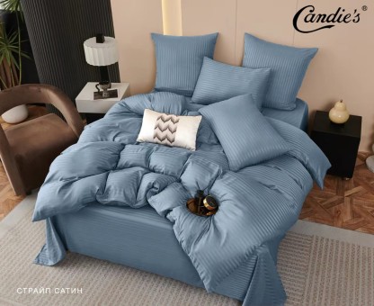 КПБ Candie's Страйп сатин (узкая полоска) CANSSY011 КПБ Candie's Страйп сатин (узкая полоска) CANSSY011