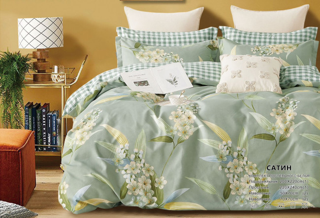 КПБ Mency Сатин в подарочной коробке MENSB02 КПБ Mency Сатин в подарочной коробке MENSB02