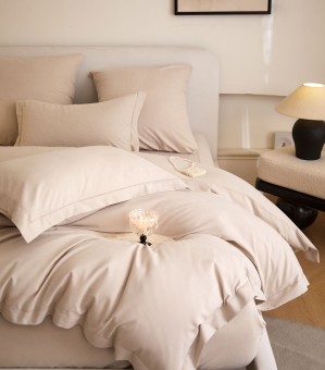 КПБ Mency Winni Бархатный Сатин на резинке по кругу MENBSR02