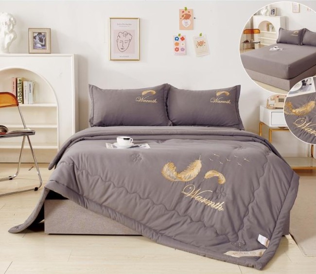 Одеяло Boris Warmth с простыней на резинке по кругу и наволочками ODBORW01