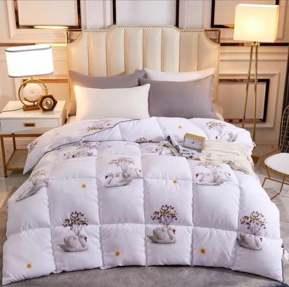 Одеяло Лебяжий пух ODL12 цвет белый