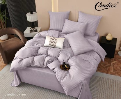 КПБ Candie's Страйп сатин (узкая полоска) CANSSY015 КПБ Candie's Страйп сатин (узкая полоска) CANSSY015