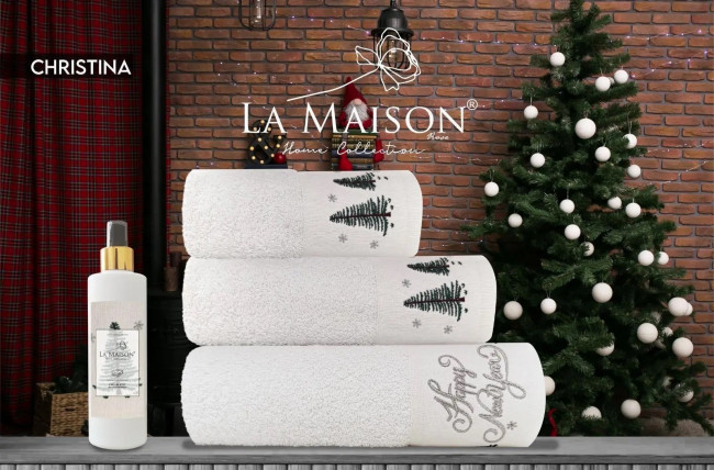 Набор полотенец с вышивкой La Maison Aroma  POLAMA
