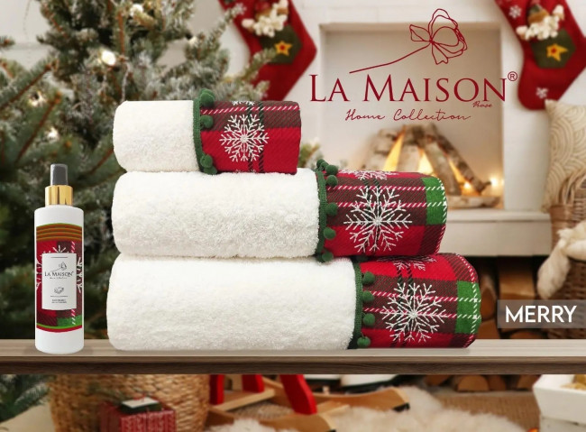 Набор полотенец с вышивкой La Maison Aroma  POLAMA
