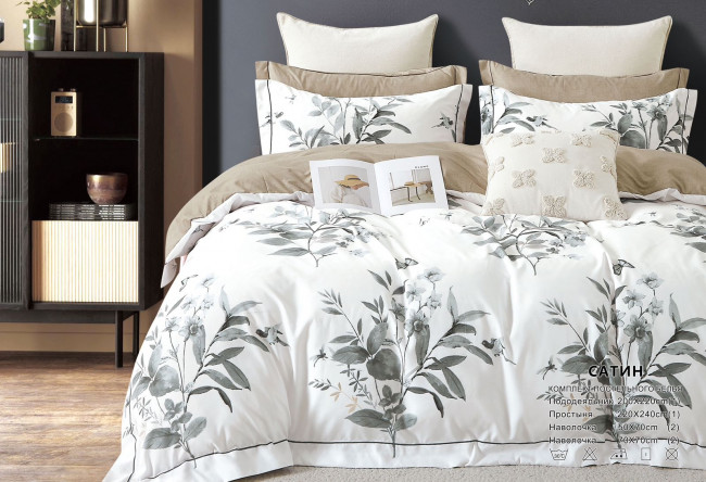 КПБ Mency Сатин в подарочной коробке MENSB06 КПБ Mency Сатин в подарочной коробке MENSB06