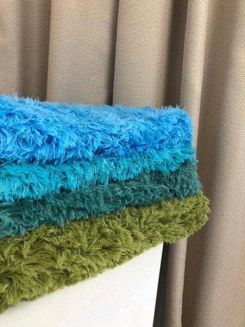 Меховой плед с длинным ворсом (Голубой) PLMEX014 Меховой плед с длинным ворсом (Голубой) PLMEX014