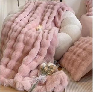 Покрывало меховое Евро Koloco 16-338