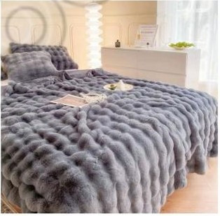 Покрывало меховое Евро Koloco 16-338