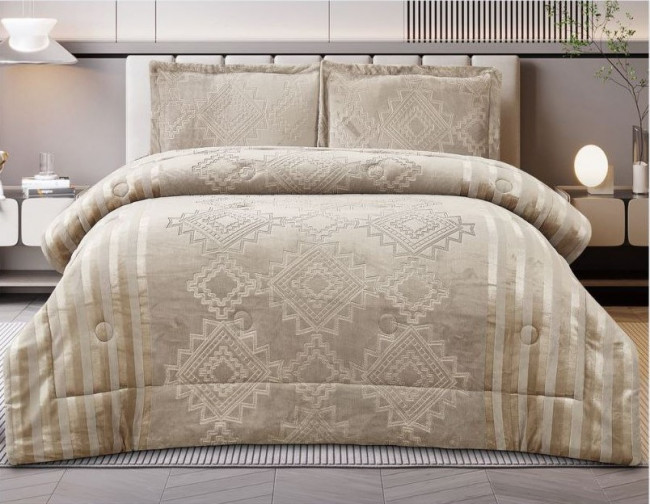 Покрывало велюровое  с наволочками Koloco 162-9