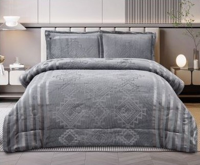 Покрывало велюровое  с наволочками Koloco 162-9